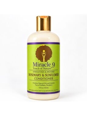 Miracle 9 Touch of Nature Rosemary & Sunflower Conditioner 12 oz NEW